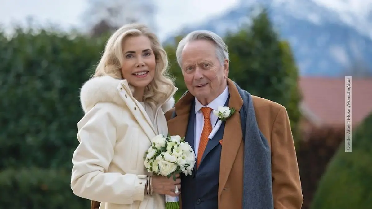 Erst Prinzessin, dann Fürstin, jetzt ist sie die neue Frau Porsche Hochzeit mit Autokönig