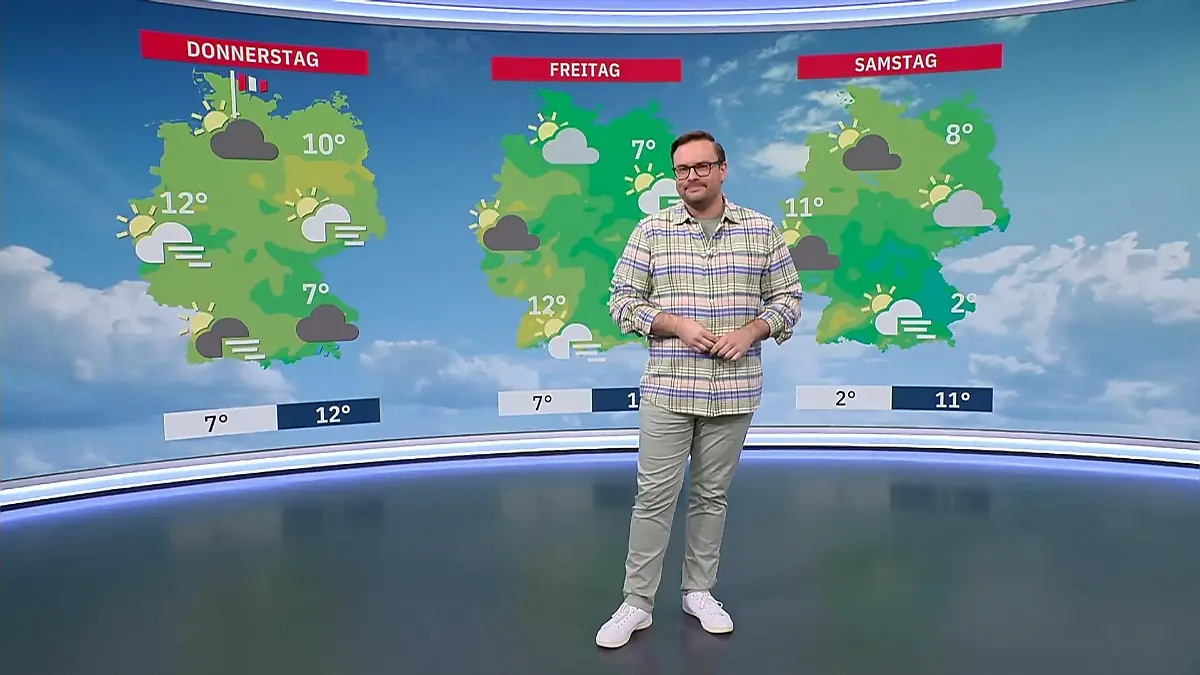 Aktuelle 3-Tage-Vorhersage Video Wetterbericht