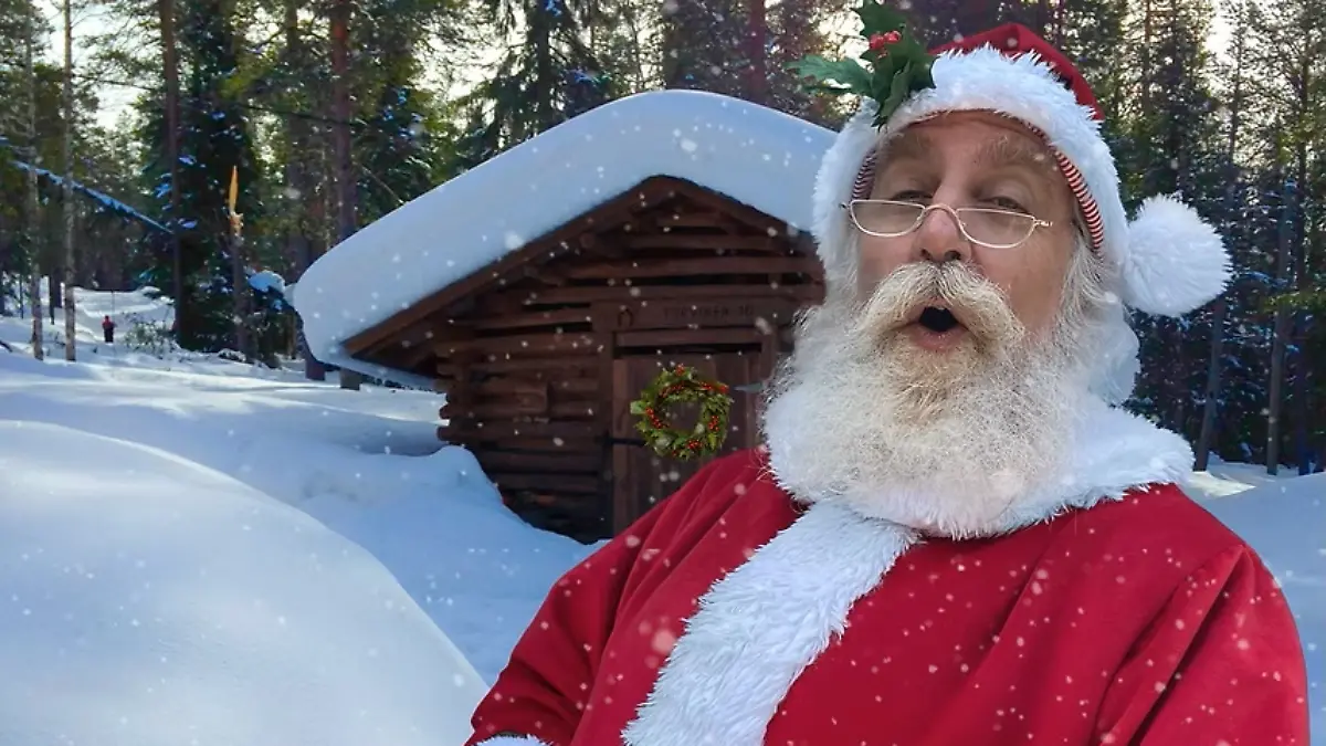 Mark P. arbeitet als „Weihnachtsmann”.