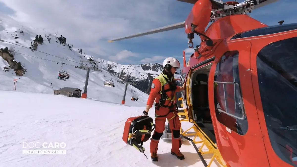 Schwerer Sturz in der Halfpipe Notfall in Ischgl