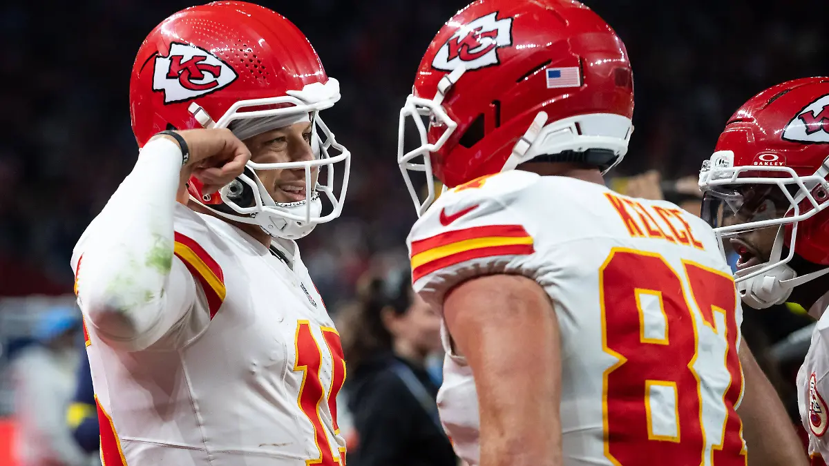 Patrick Mahomes und Travis Kelce