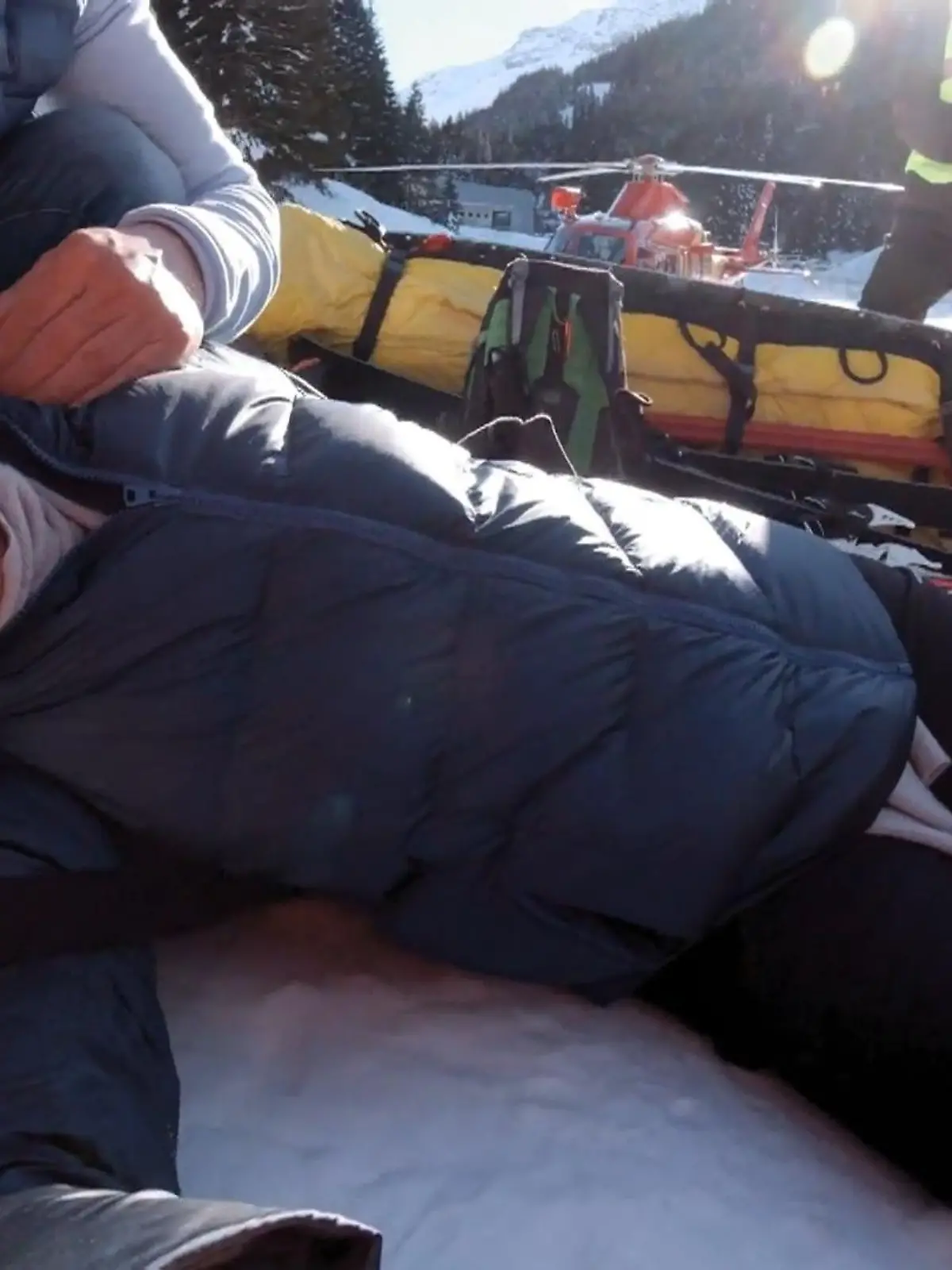 Bild zu: "Zusammenstoß auf der Piste"