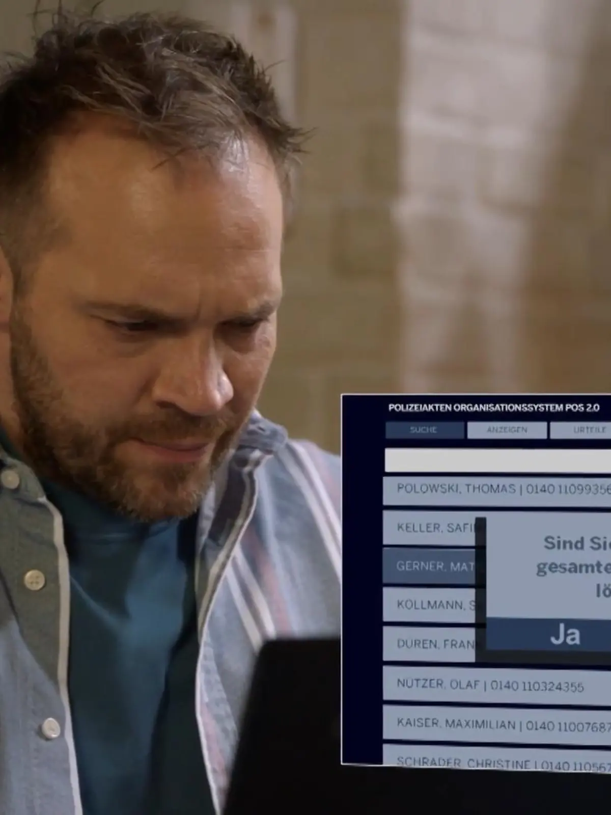 Bild zu: "Löscht Erik Matildas Daten aus Tonis Ermittlungsakten?"