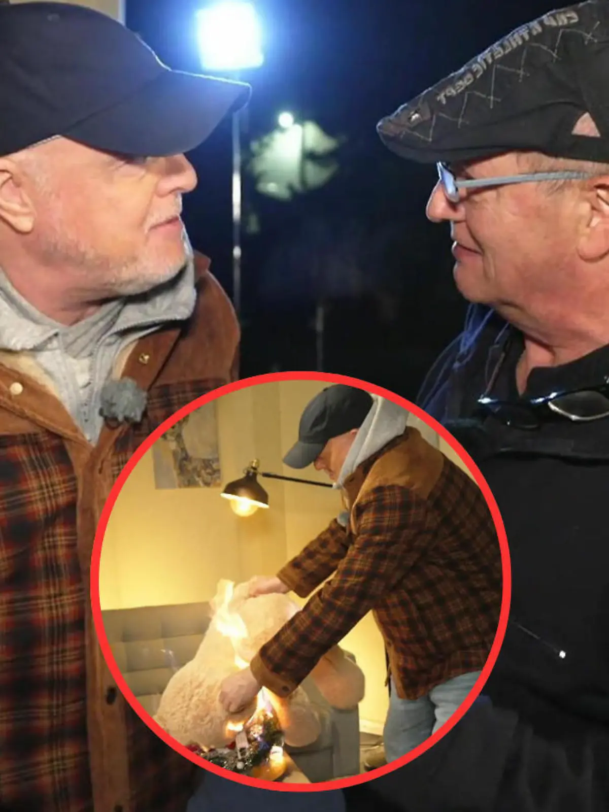 Bild zu: "Feuerwehrmann stiehlt Stefan Raab die Show"