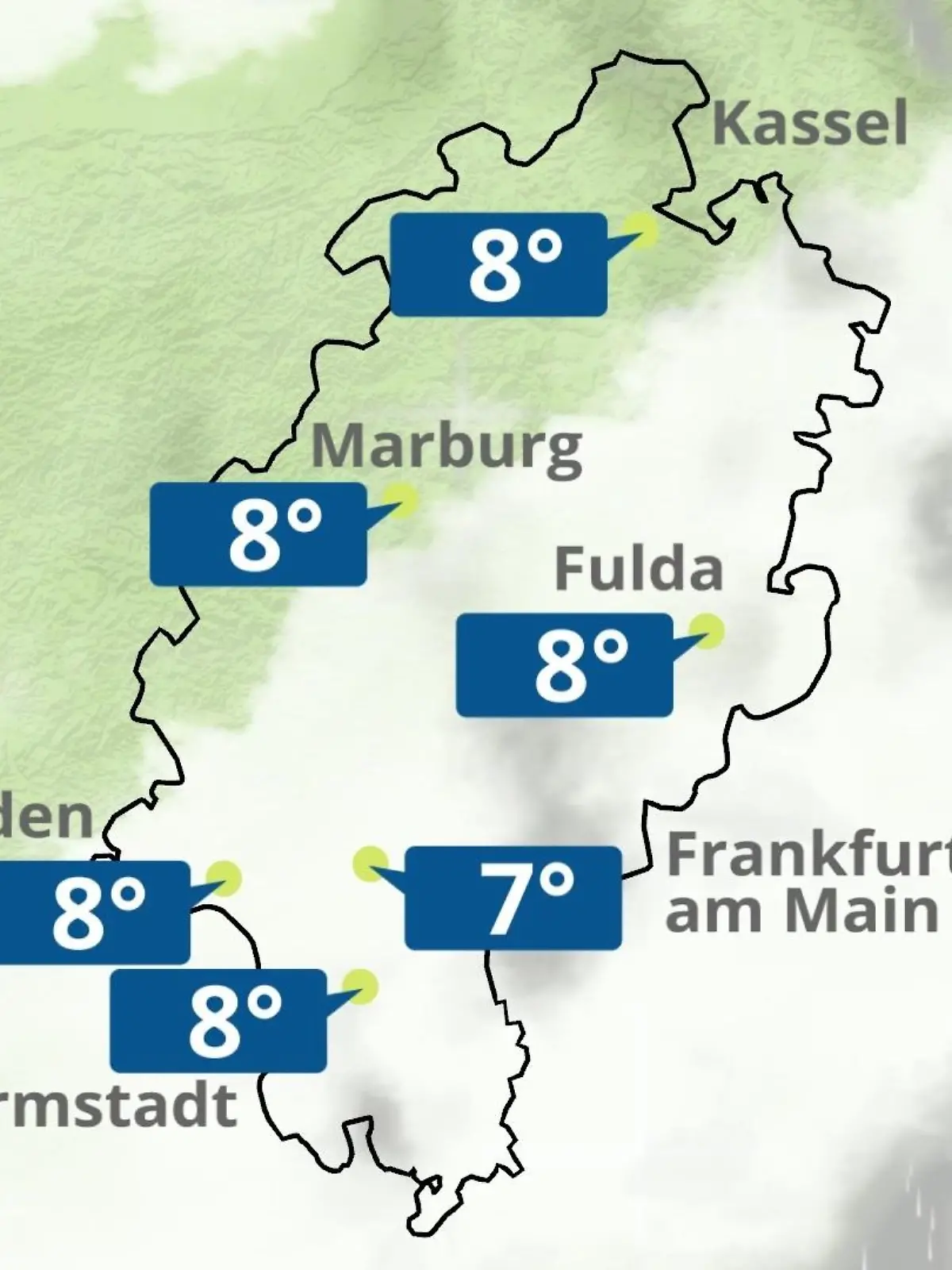 Bild zu: "Hessen: Wie wird das Wetter?"