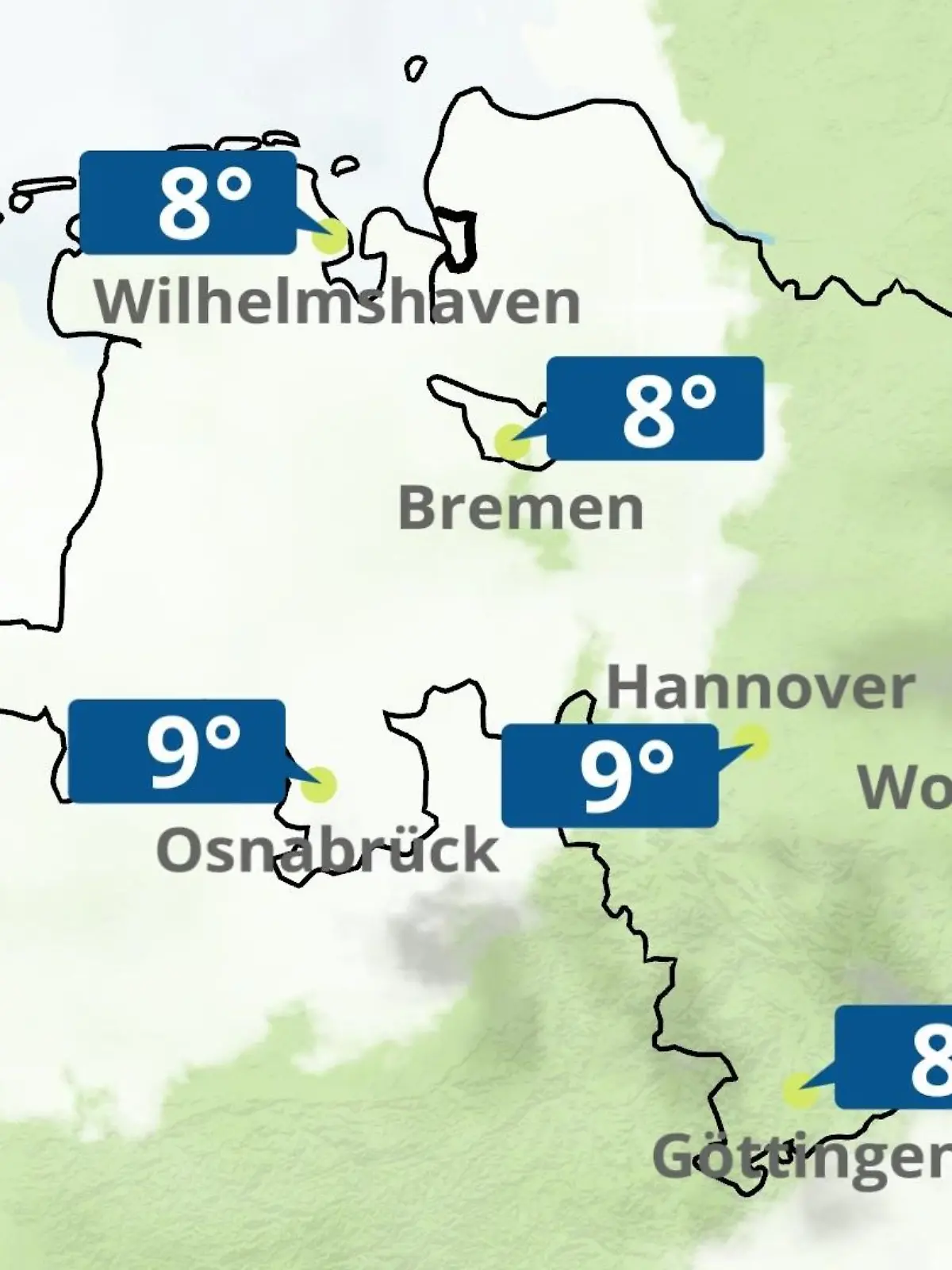 Bild zu: "Bremen und Niedersachsen: Wie wird das Wetter?"