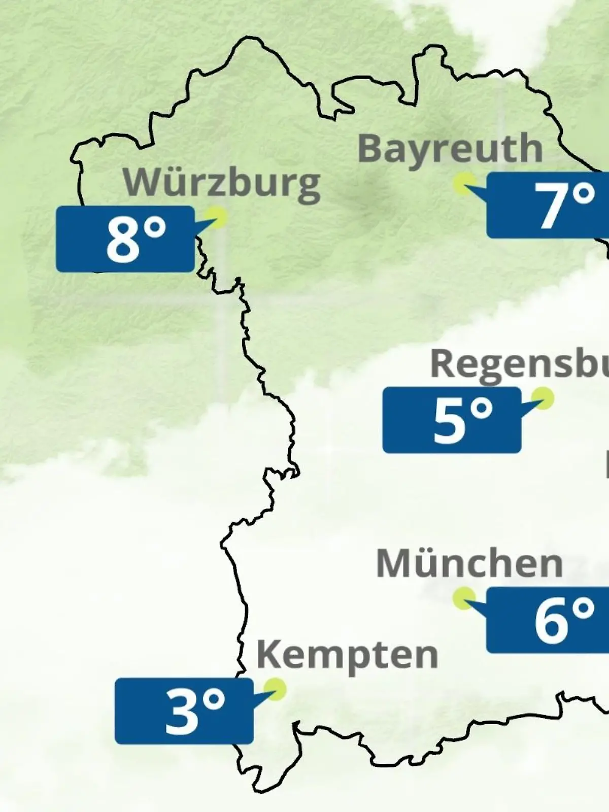 Bild zu: "Bayern: Wie wird das Wetter?"