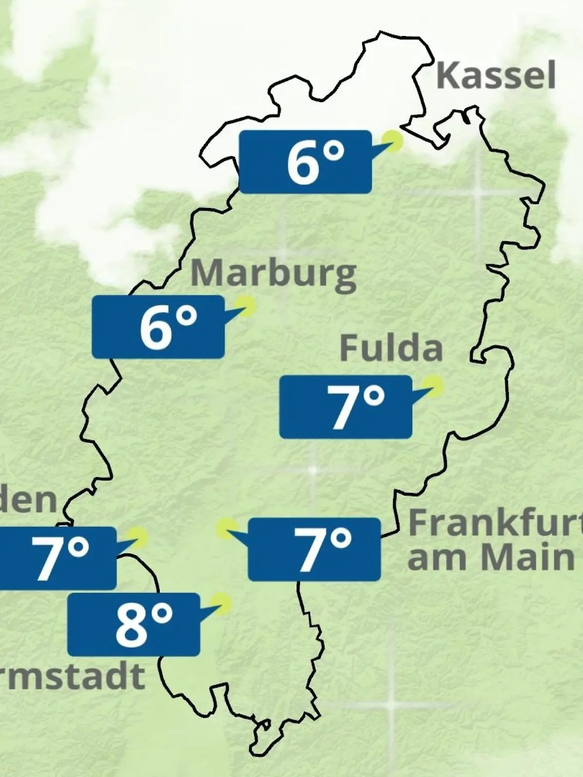 Bild zu: "Hessen: Wie wird das Wetter?"
