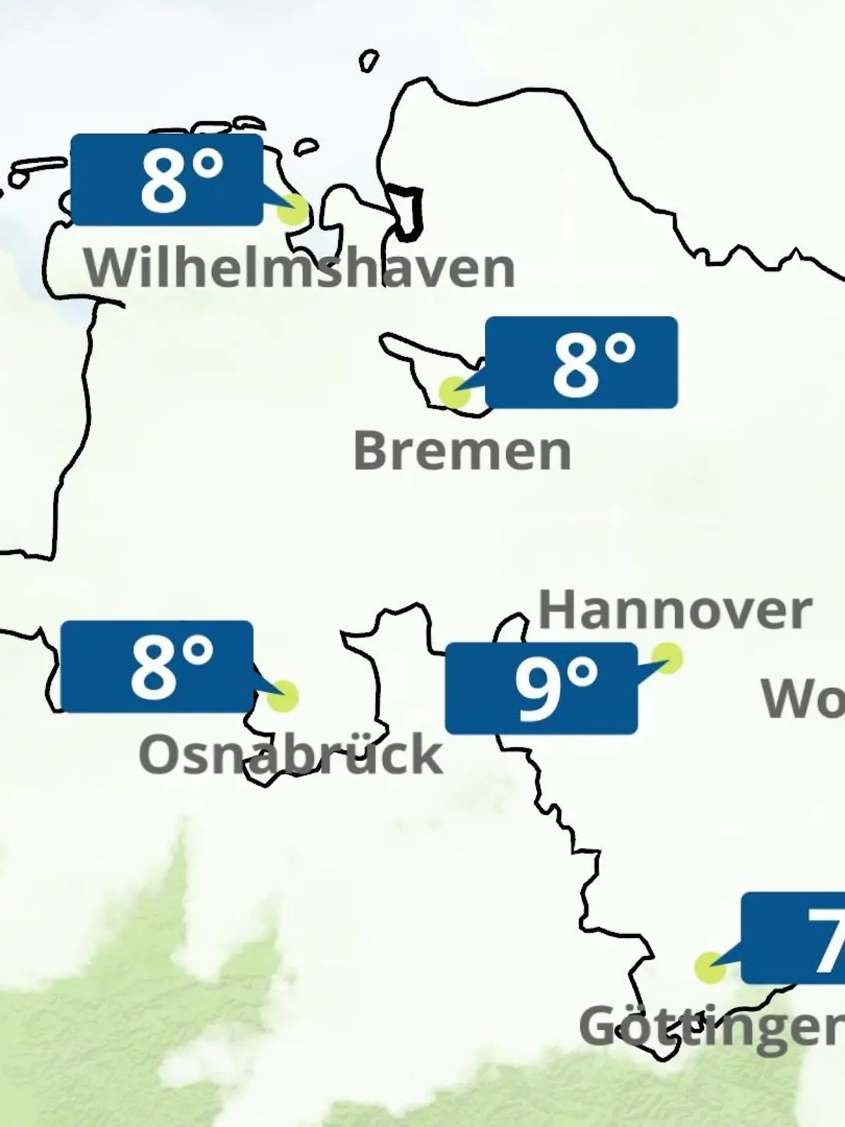 Bild zu: "Bremen und Niedersachsen: Wie wird das Wetter?"