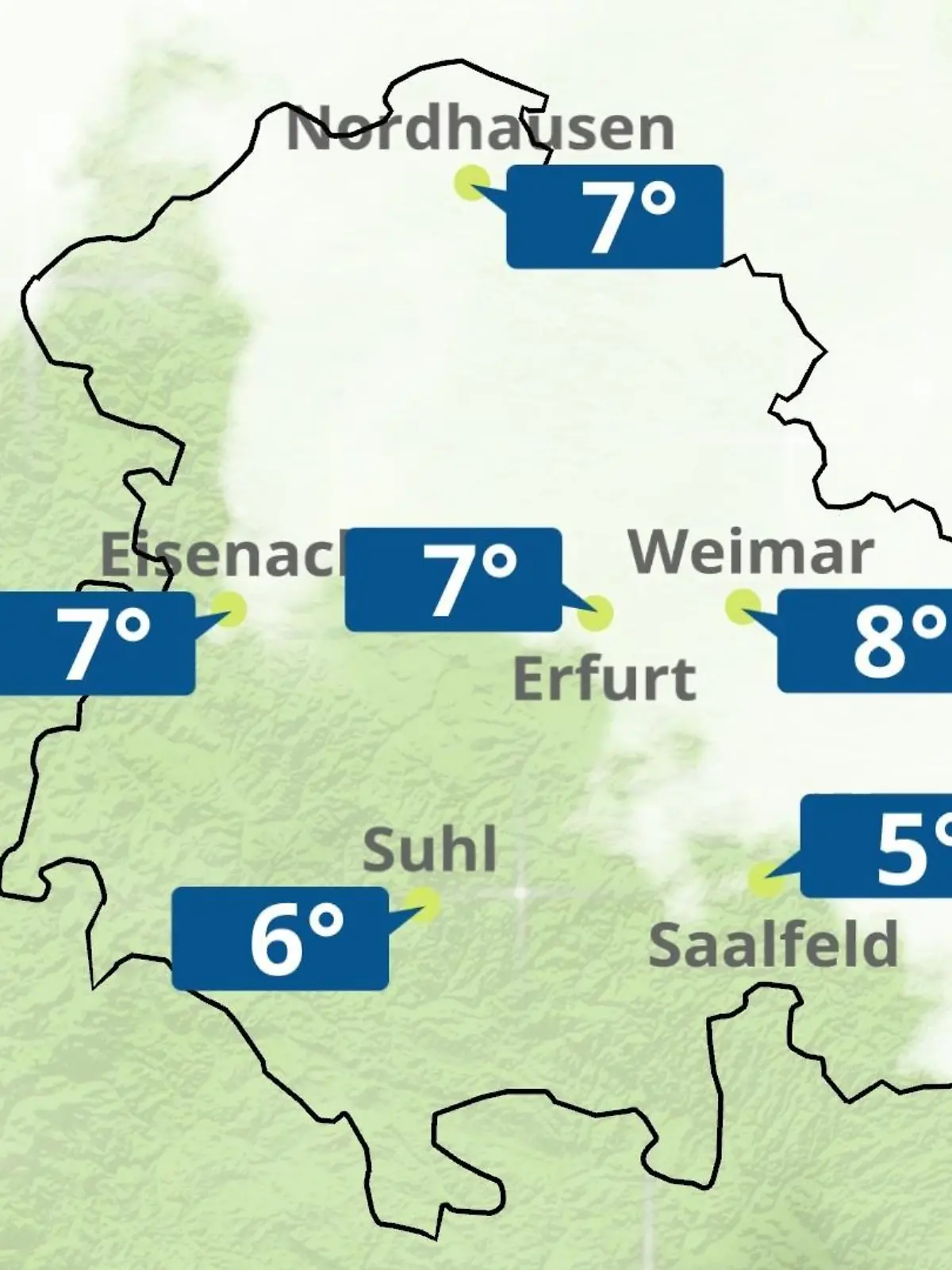 Bild zu: "Thüringen: Wie wird das Wetter?"