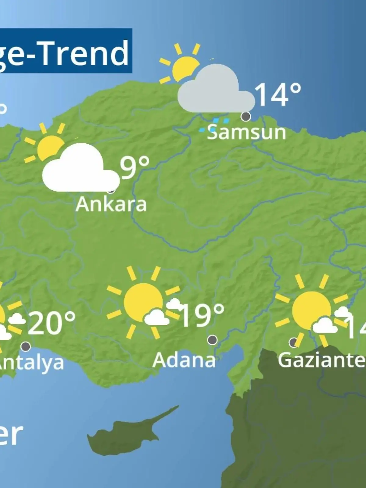 Bild zu: "Türkei: Wie wird das Wetter?"