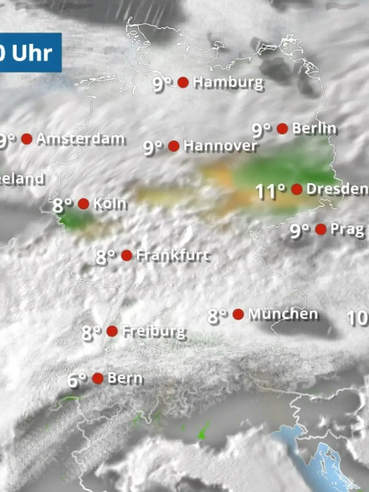 Bild zu: "Meistens trocken und Mitte sogar teils sonnig"