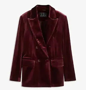 Blazer aus softem Samt