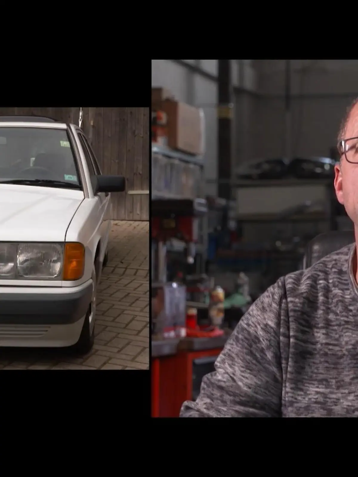 Bild zu: "Ein alter Mercedes Benz 190E macht gleich zwei Generationen glücklich"