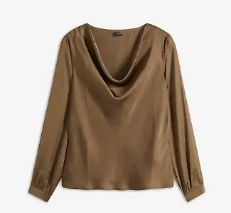 Bluse aus feinem Satin