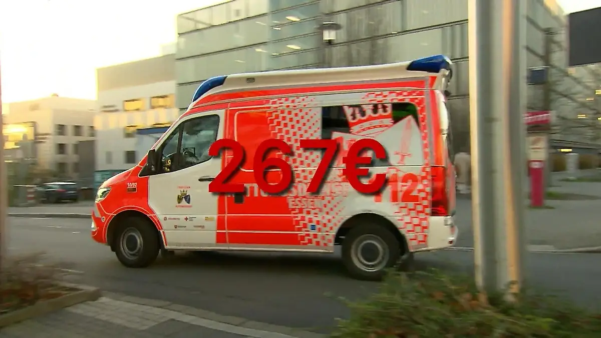 267 Euro für Rettungswagen? Kostenexplosion droht! Notruf 112 als Luxus?