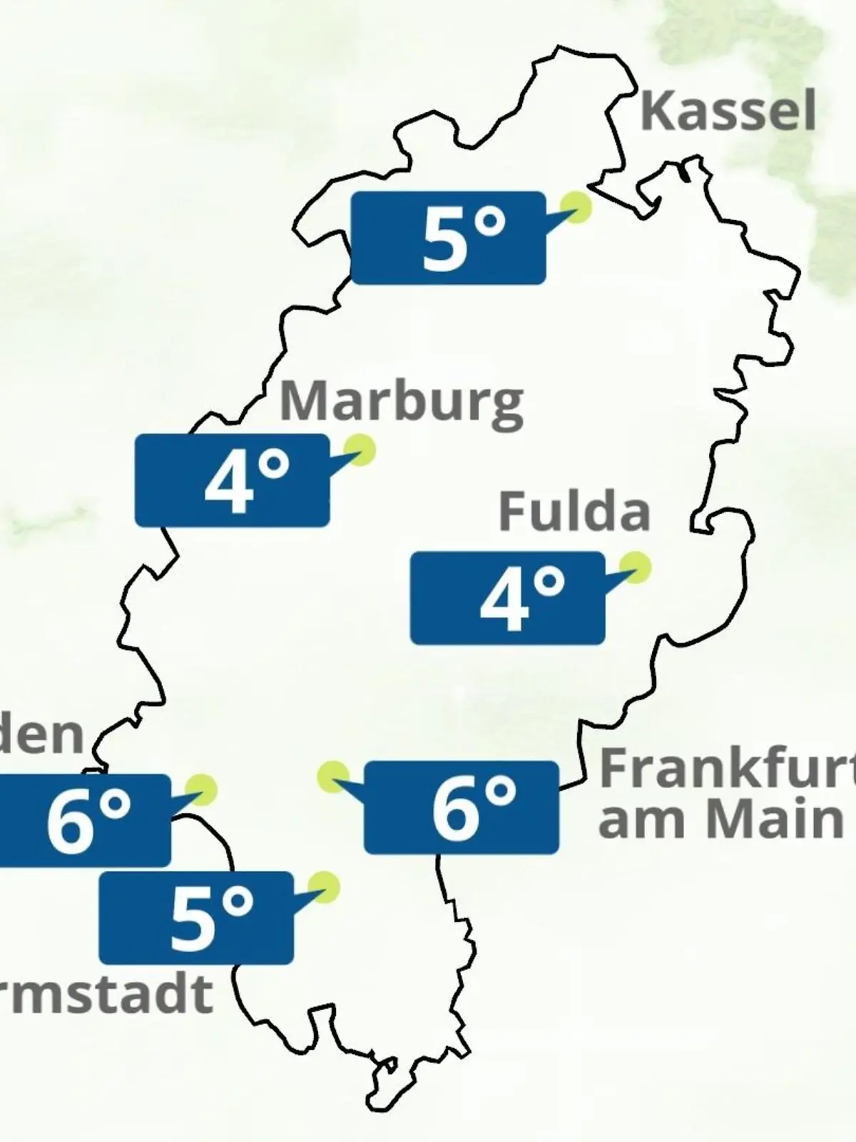 Bild zu: "Hessen: Wie wird das Wetter?"