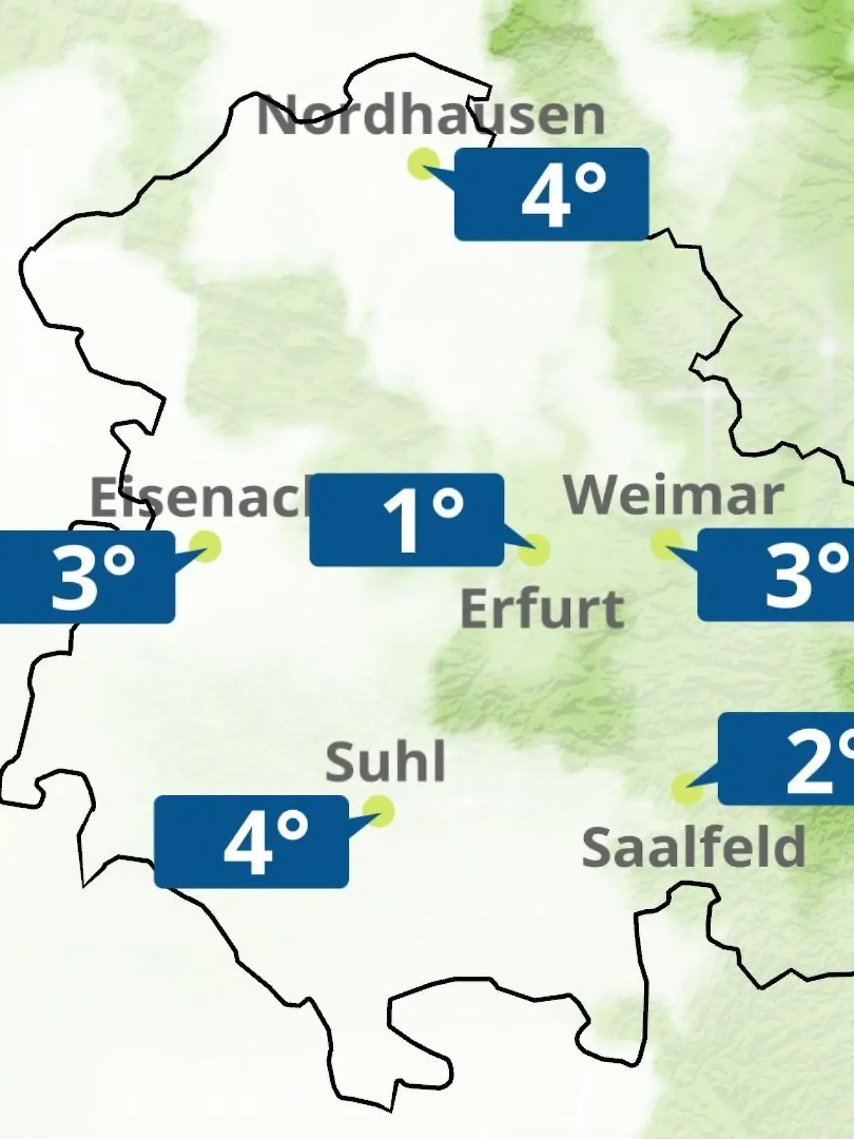 Bild zu: "Thüringen: Wie wird das Wetter?"