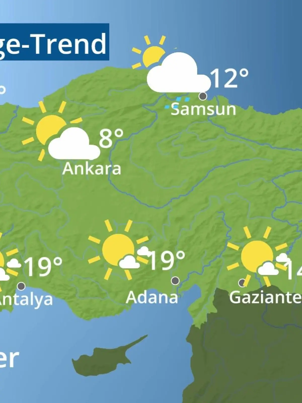 Bild zu: "Türkei: Wie wird das Wetter?"