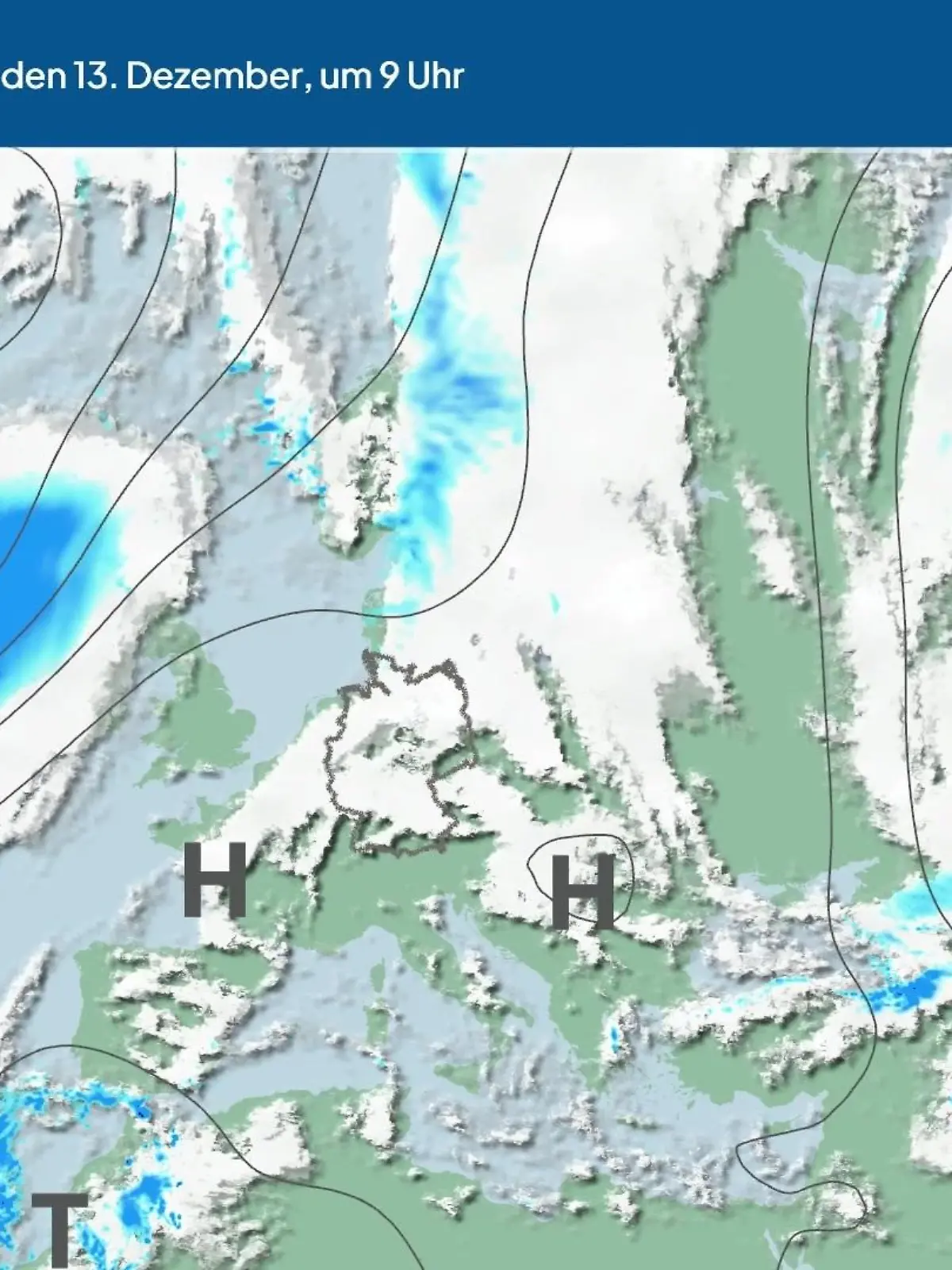 Bild zu: "Die Wetterlage der kommenden 5 Tage"