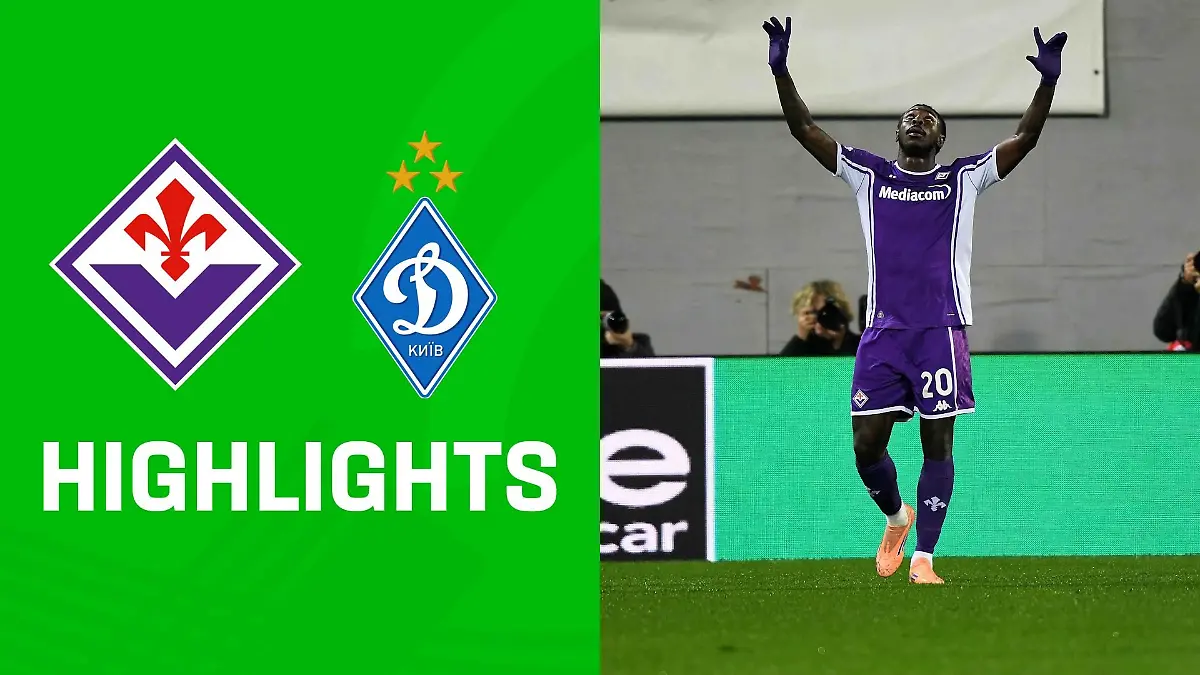 Highlights: AC Florenz vs. Dynamo Kiew