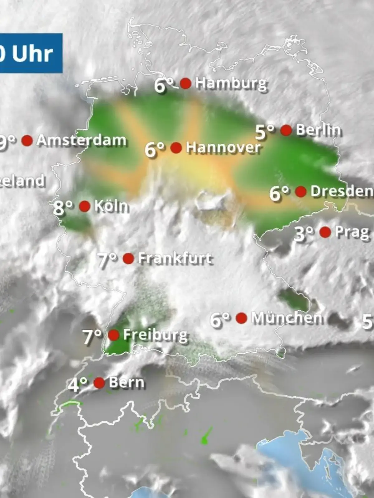 Bild zu: "Teils sonnig und trocken dank Hochdruckeinfluss"