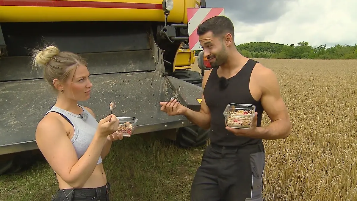 Kerrin überrascht Bauer Bastian mit einem Picknick „Bauer sucht Frau” 2025