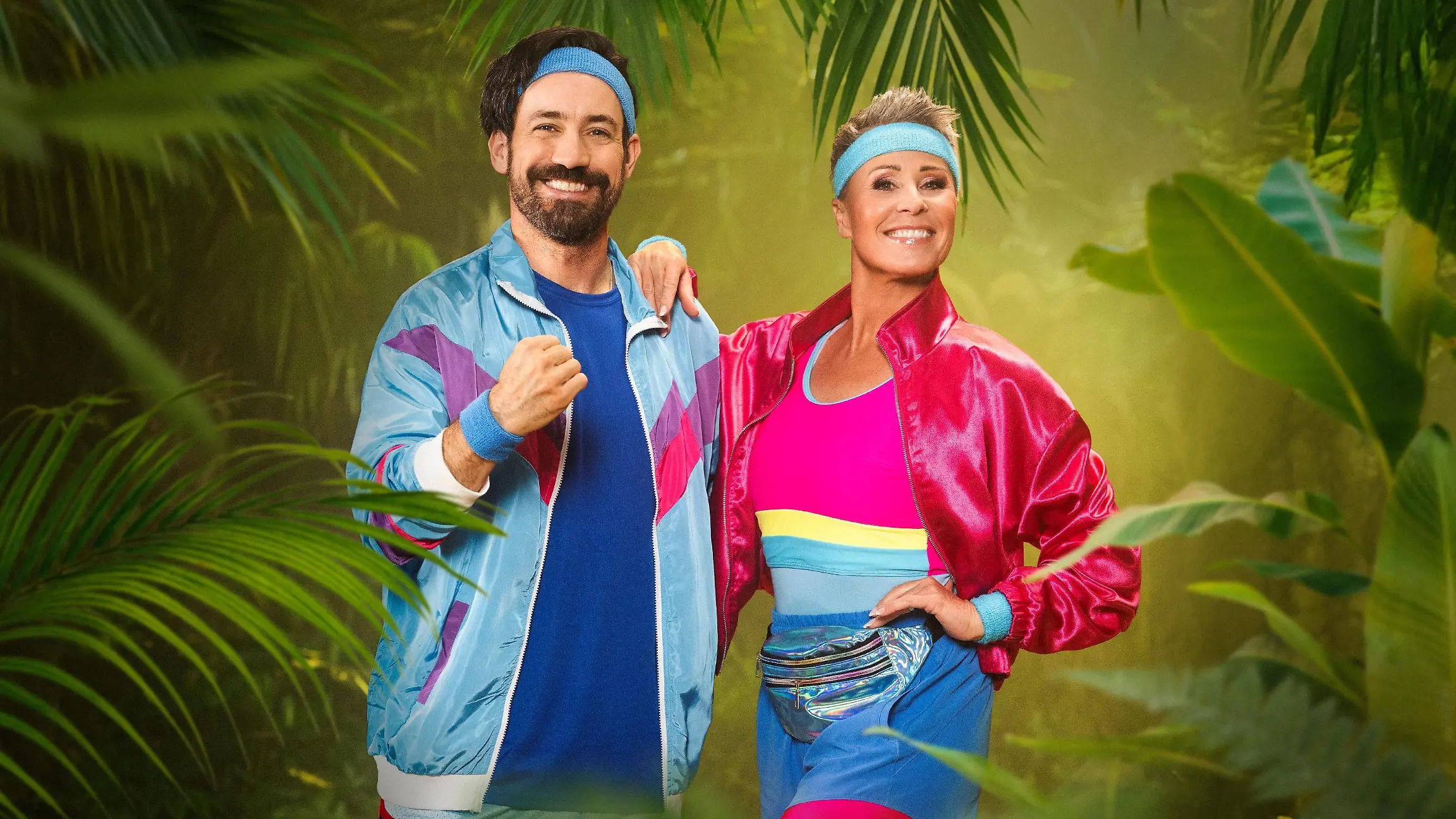 Das Dschungelcamp-Moderatoren-Duo ist bereit für den TV-Marathon des Jahres.