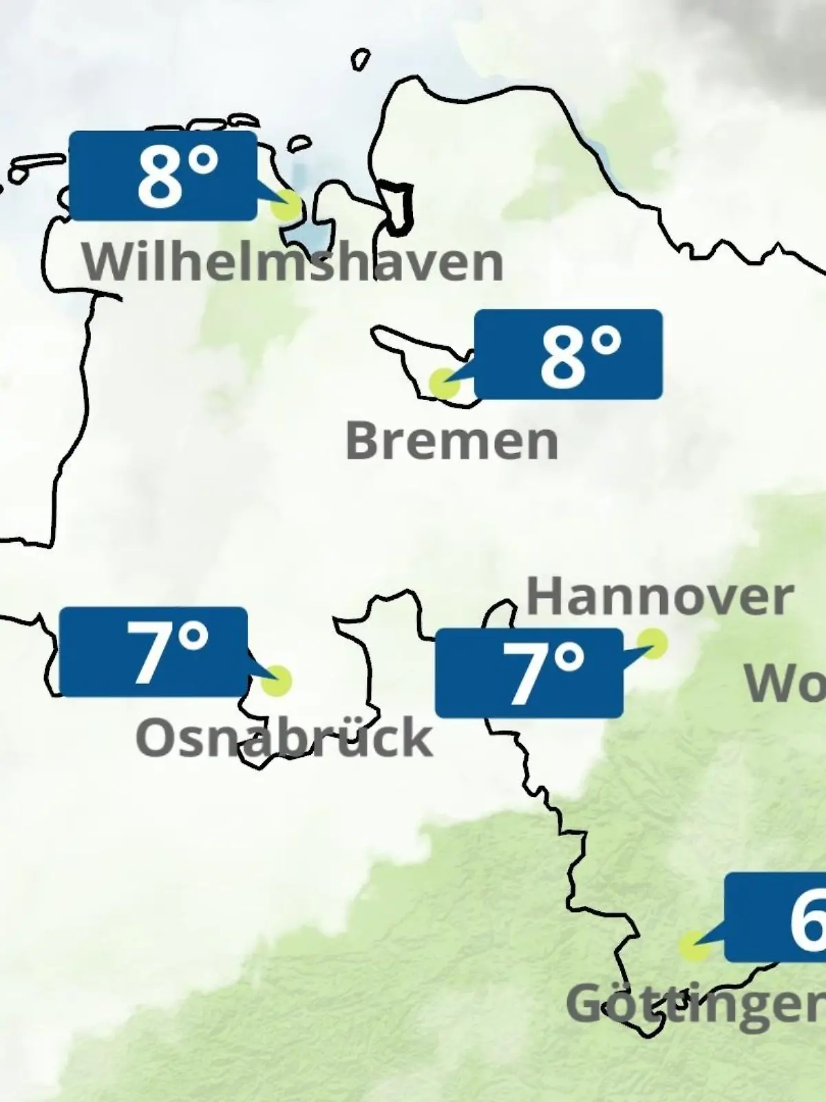 Bild zu: "Bremen und Niedersachsen: Wie wird das Wetter?"
