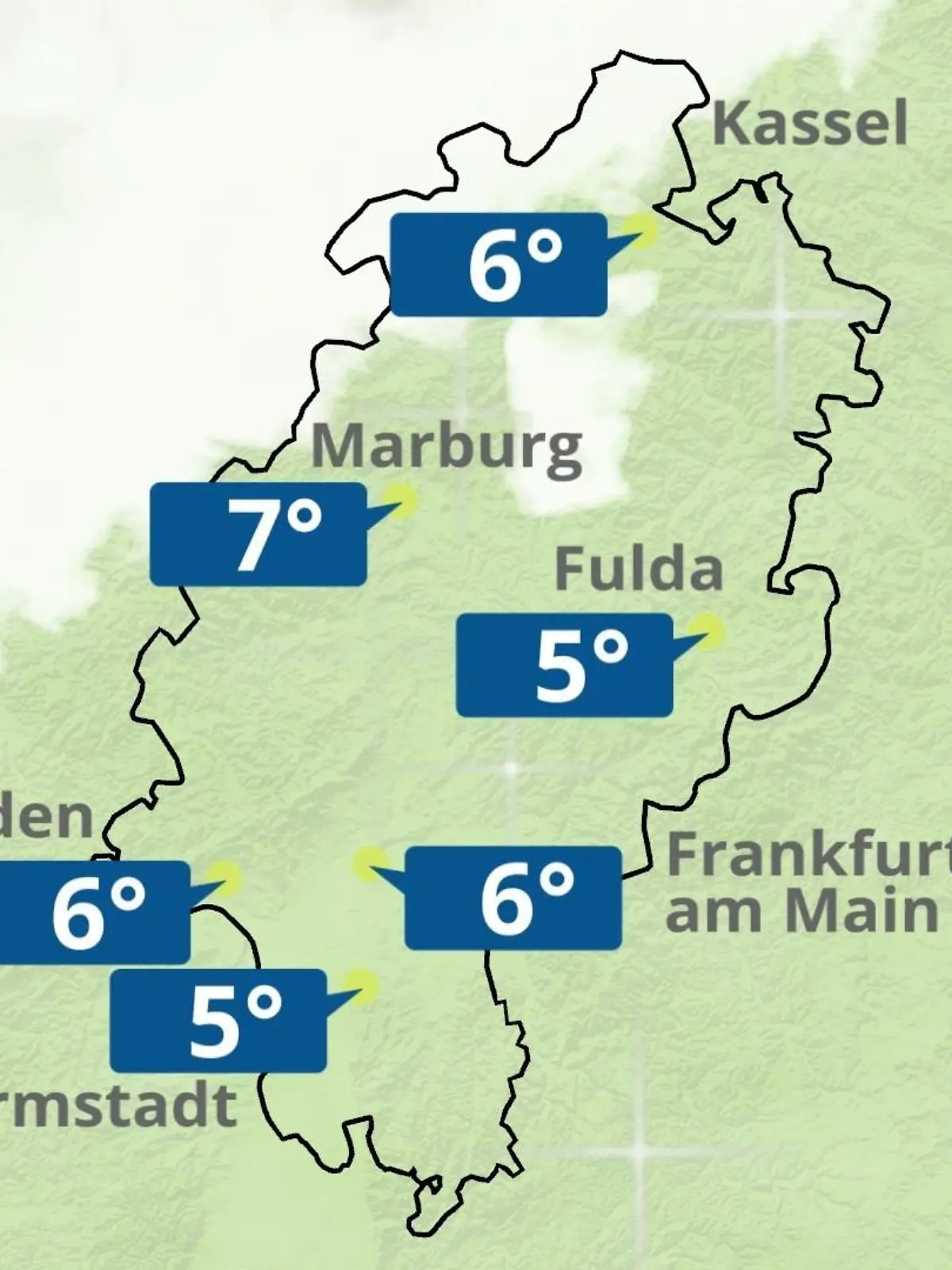 Bild zu: "Hessen: Wie wird das Wetter?"