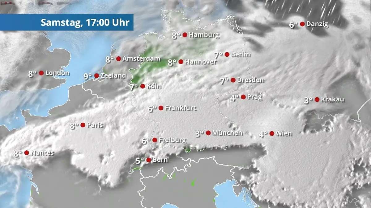 Erstmal so ziemlich alles dicht und Sprühregen Der Regen- und Wolkenfilm für 48 Stunden