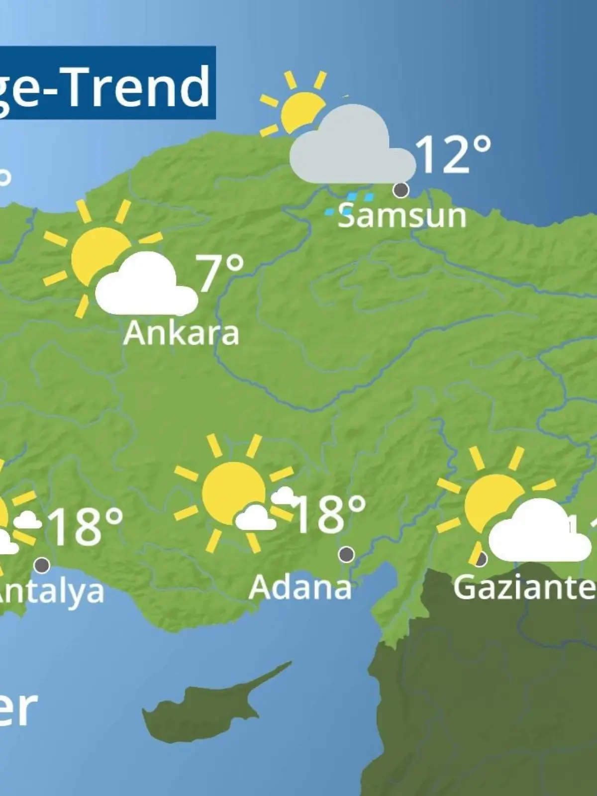 Bild zu: "Türkei: Wie wird das Wetter?"