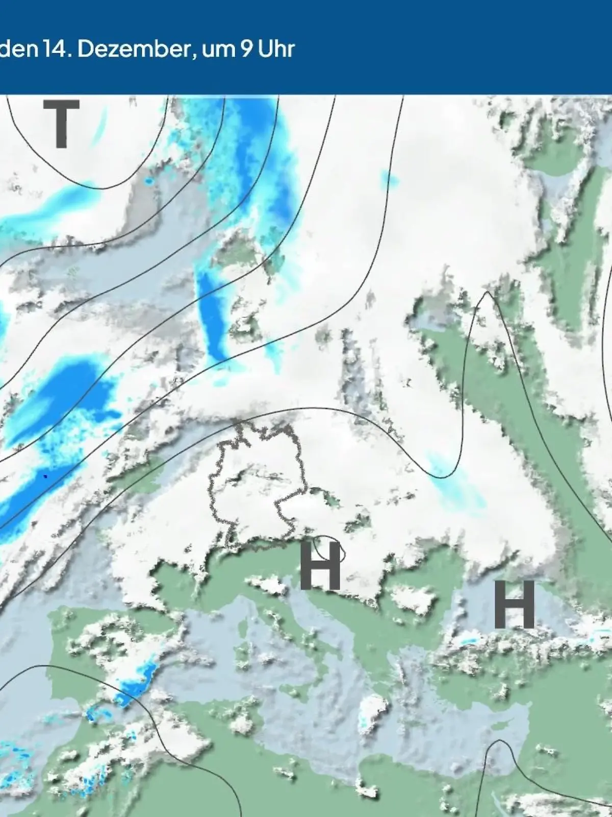 Bild zu: "Die Wetterlage der kommenden 5 Tage"