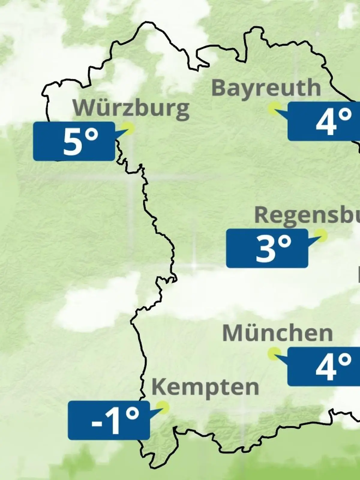 Bild zu: "Bayern: Wie wird das Wetter?"