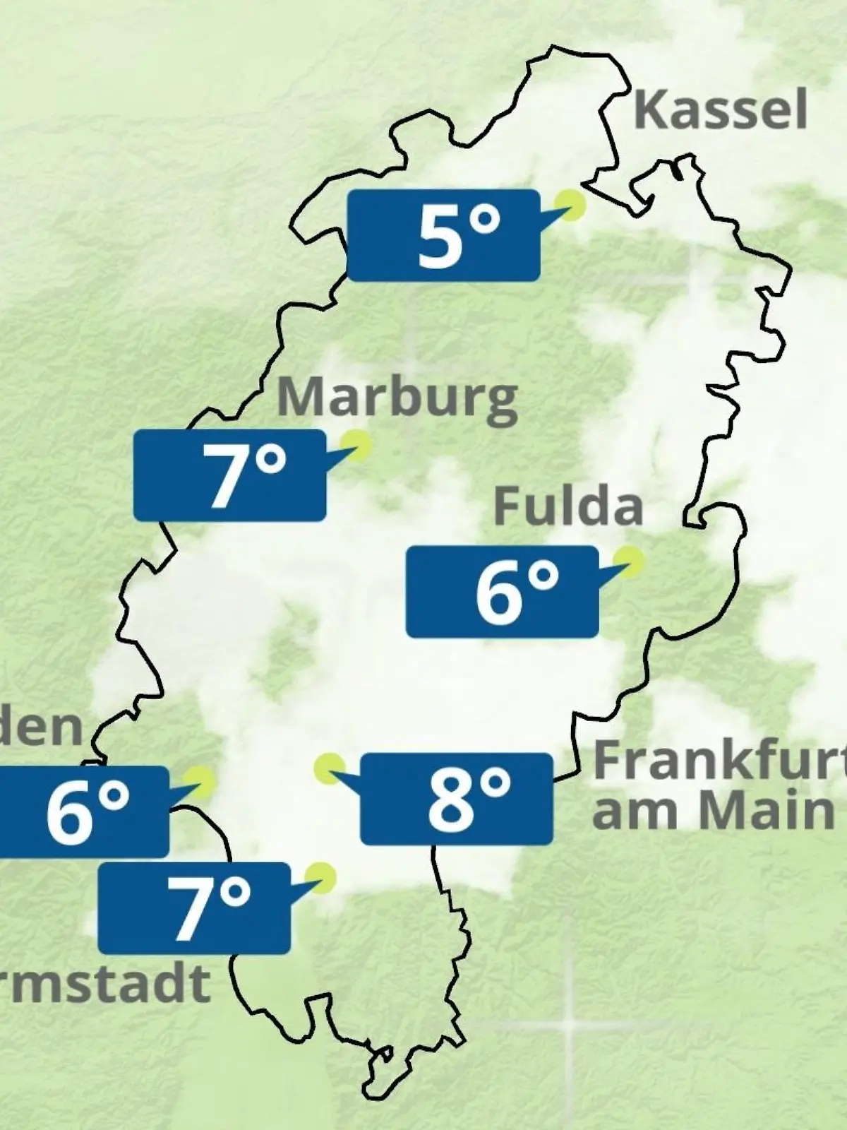 Bild zu: "Hessen: Wie wird das Wetter?"