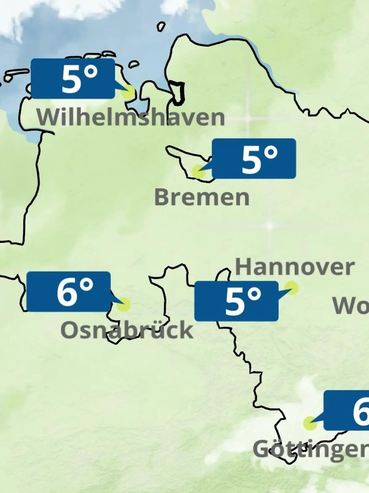 Bild zu: "Bremen und Niedersachsen: Wie wird das Wetter?"