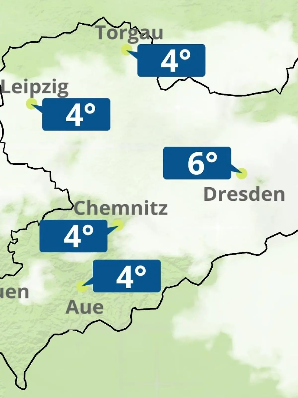 Bild zu: "Sachsen: Wie wird das Wetter?"