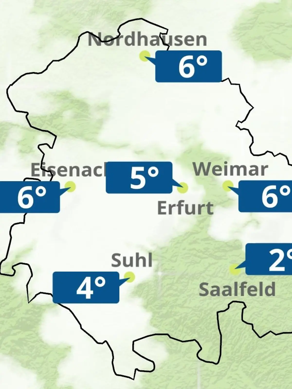 Bild zu: "Thüringen: Wie wird das Wetter?"