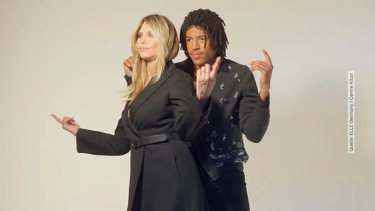 Erstes Covershooting von Heidi Klum mit Sohn Henry Familiensache