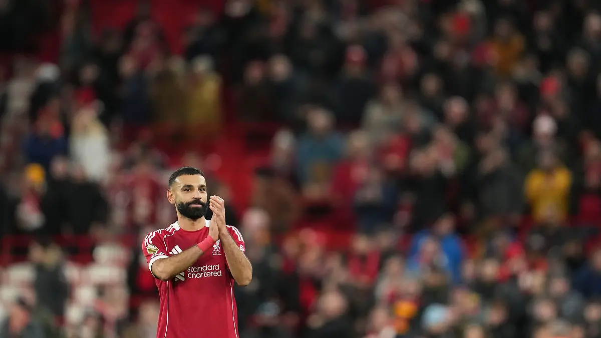Nur ein Dankeschön - oder schon ein Abschied? Mo Salah nach dem Liverpooler Sieg