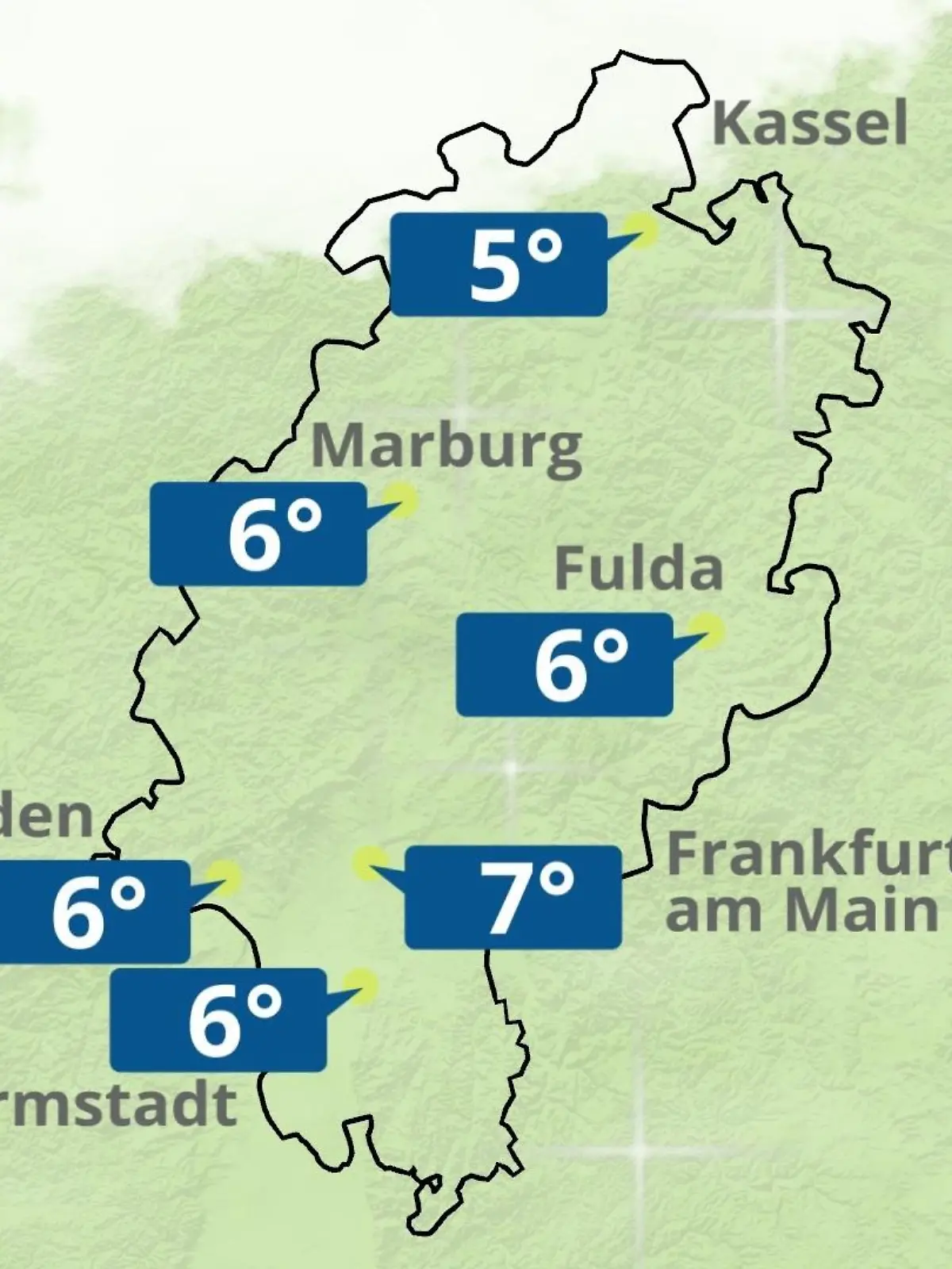 Bild zu: "Hessen: Wie wird das Wetter?"