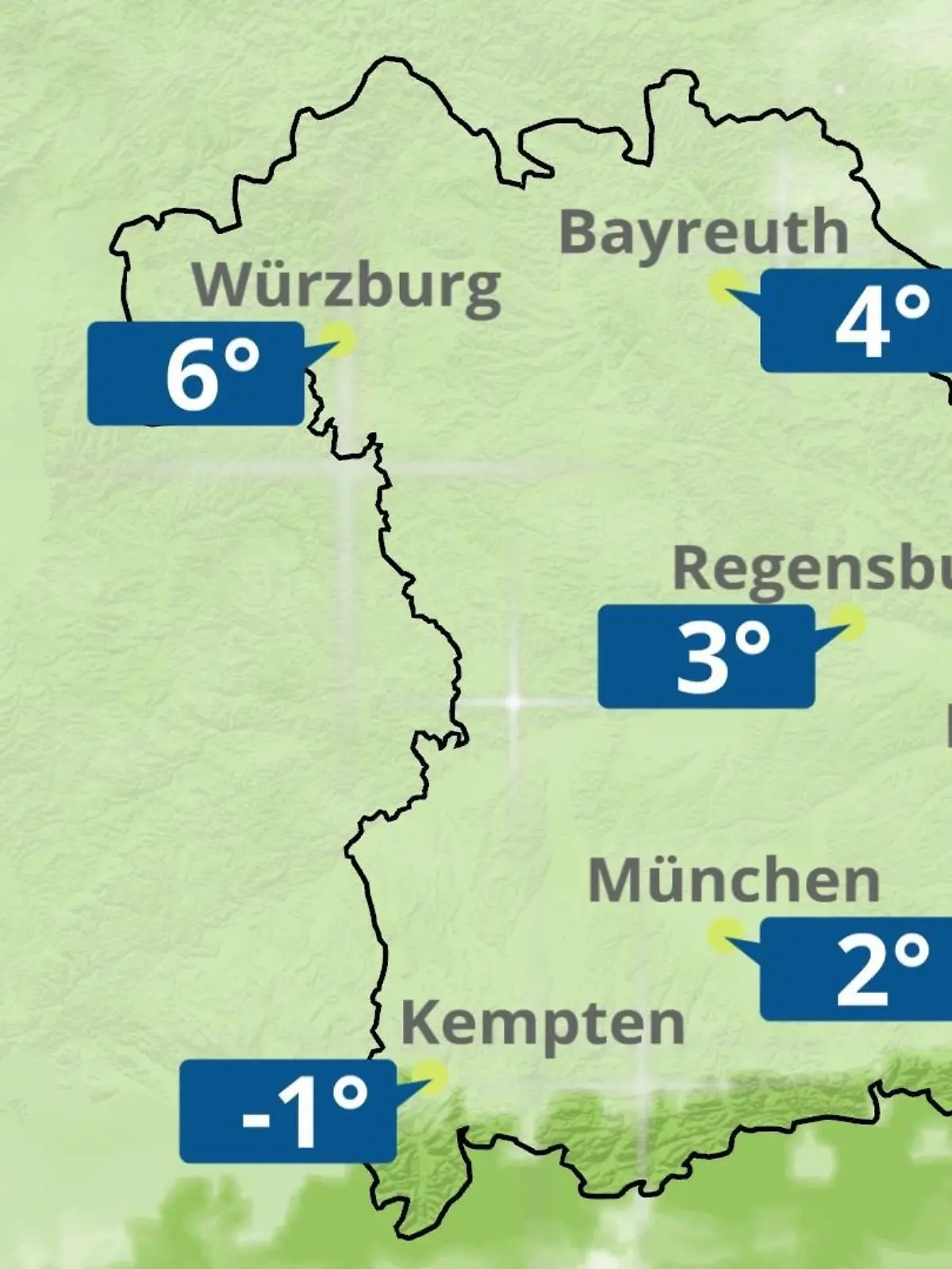Bild zu: "Bayern: Wie wird das Wetter?"