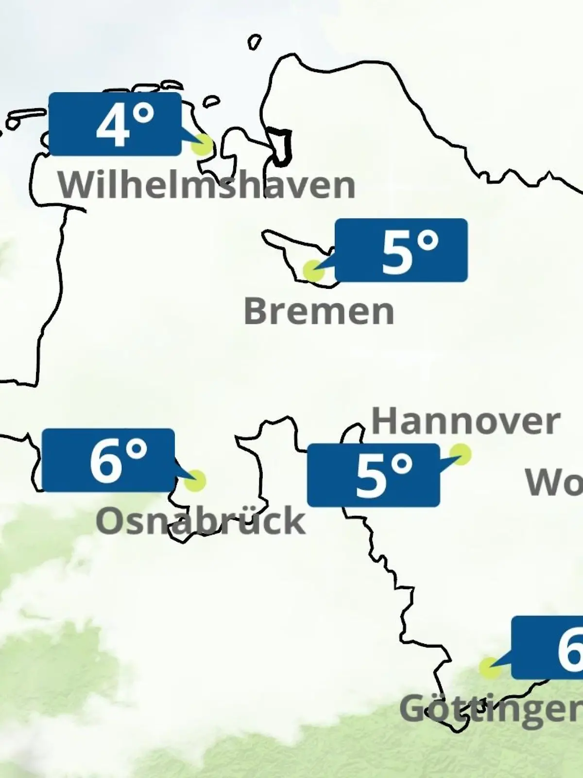 Bild zu: "Bremen und Niedersachsen: Wie wird das Wetter?"