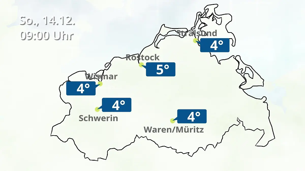 Mecklenburg-Vorpommern: Wie wird das Wetter? Regen- und Wolkenfilm für Rostock, Rügen und die Ostseeküste