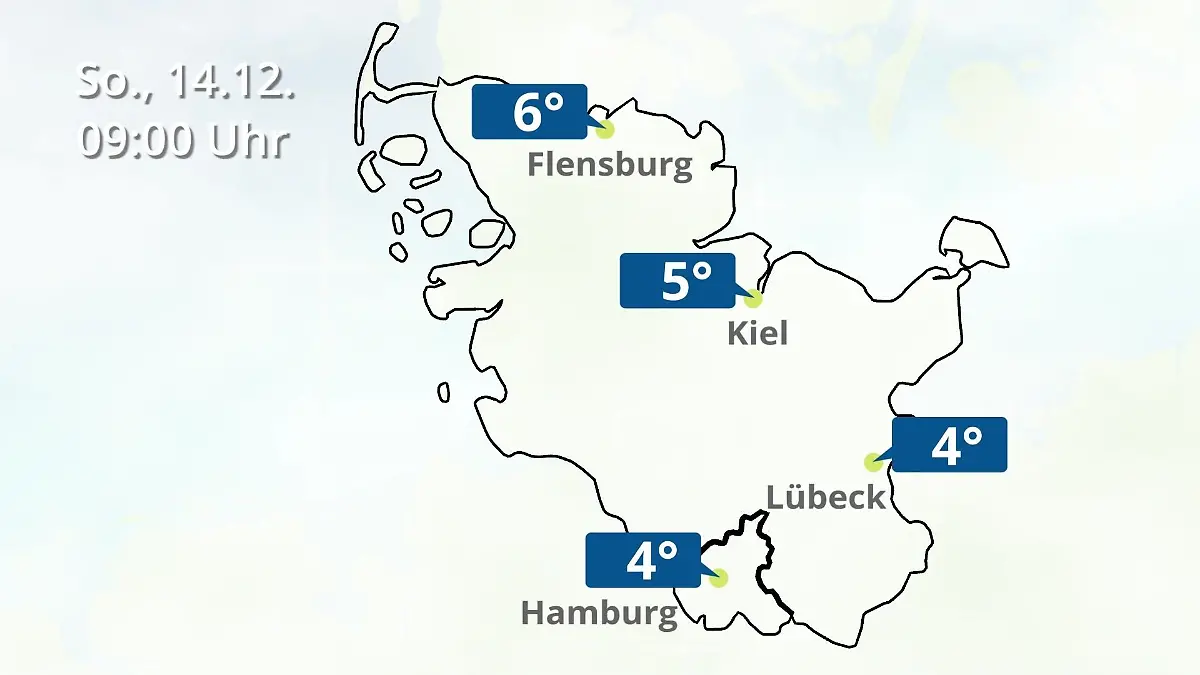 Hamburg, Schleswig-Holstein: Wie wird das Wetter? Regen- und Wolkenfilm für die Nordsee- und Ostseeküste