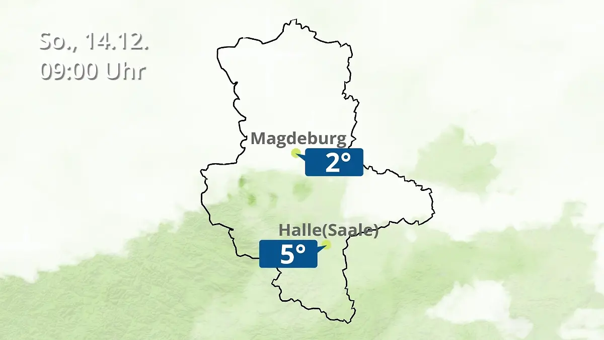 Sachsen-Anhalt: Wie wird das Wetter? Regen und Wolkenfilm für Halle und Magdeburg