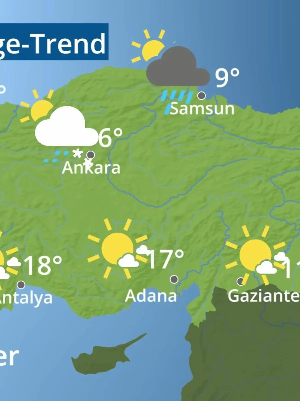 Bild zu: "Türkei: Wie wird das Wetter?"