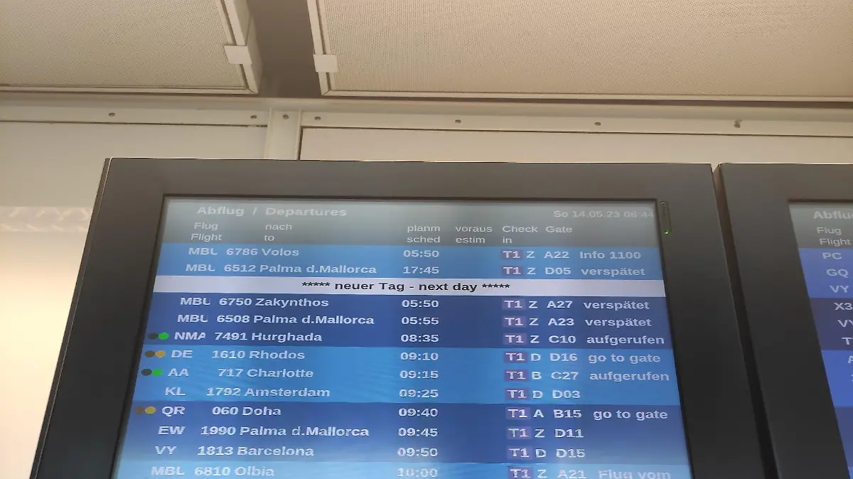 Gestrandet am Flughafen München