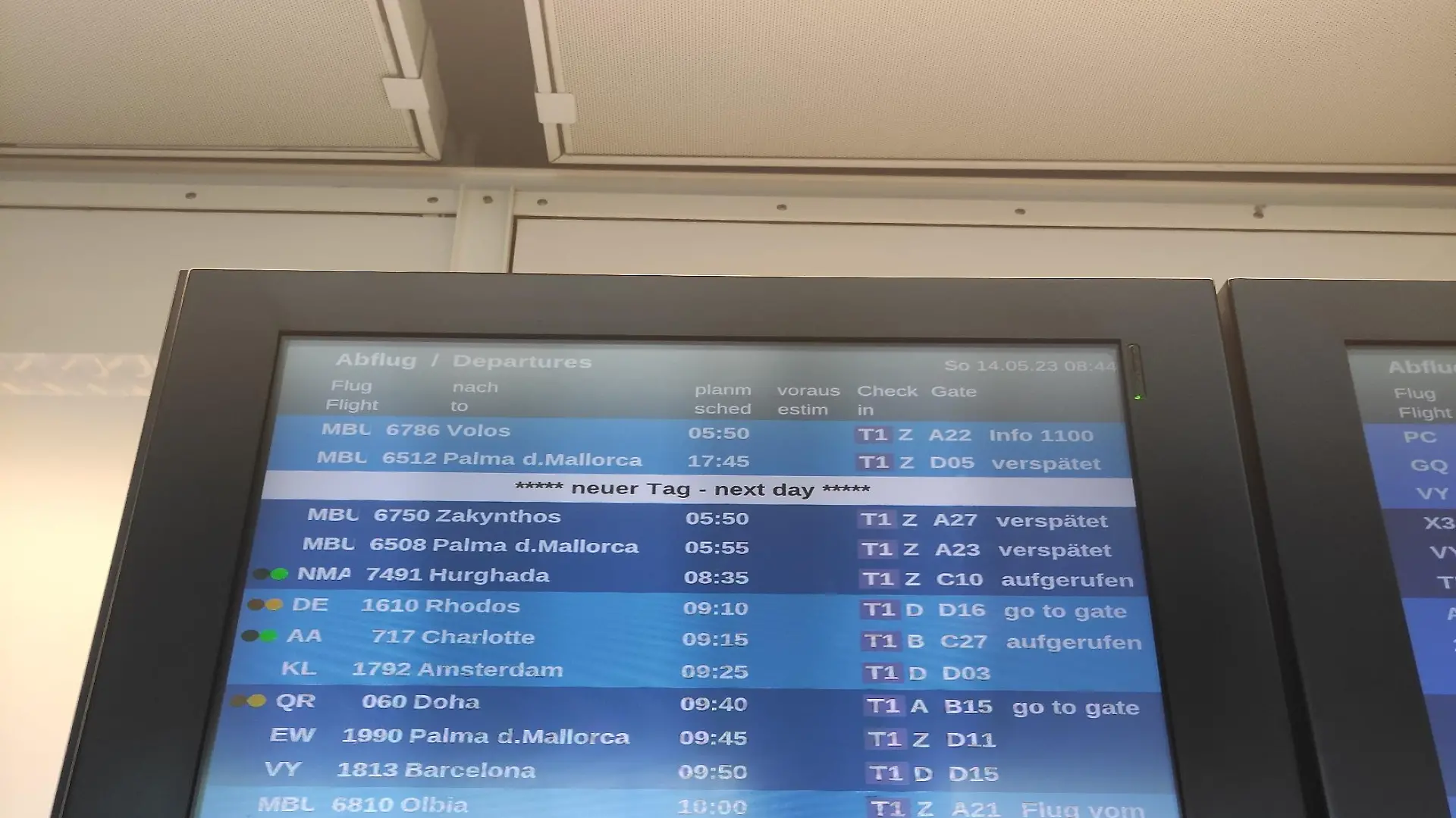 Gestrandet am Flughafen München