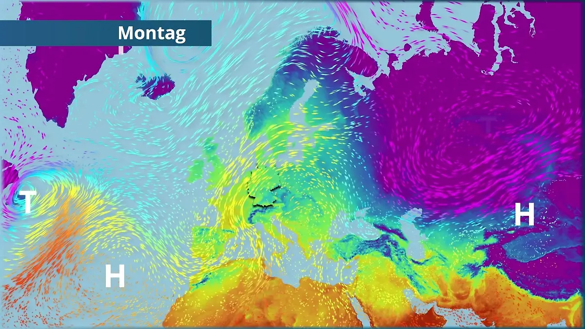 Warmluftzufuhr will irgendwie nicht abreißen Der Strömungsfilm für Europa für 5 Tage